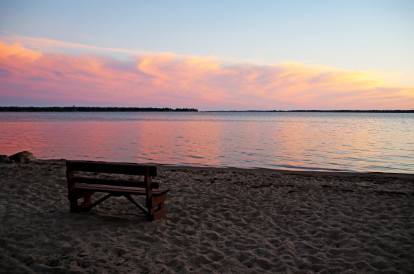 Beach Sunset by Deb Oppermann
